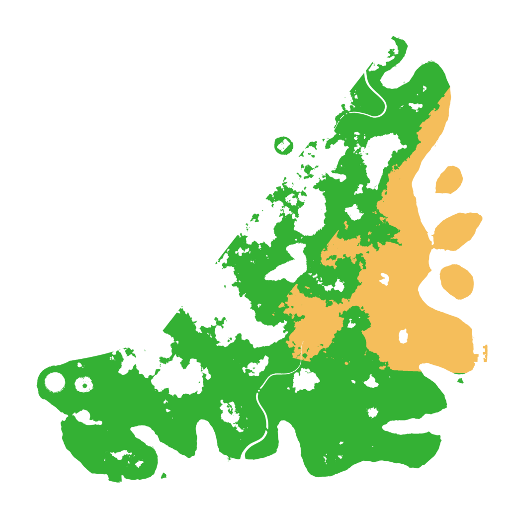 Biome Rust Map: Procedural Map, Size: 4500, Seed: 2108625498