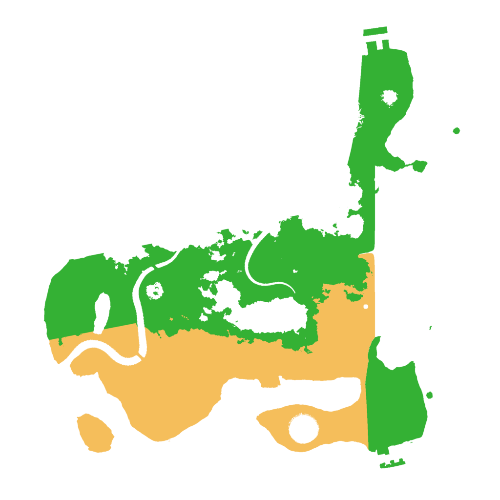 Biome Rust Map: Procedural Map, Size: 3000, Seed: 534