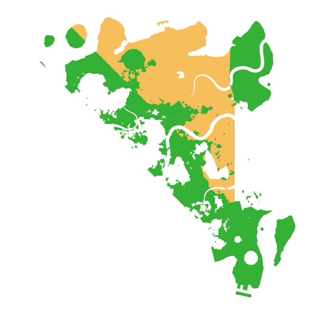 Biome Rust Map: Procedural Map, Size: 4000, Seed: 568664577