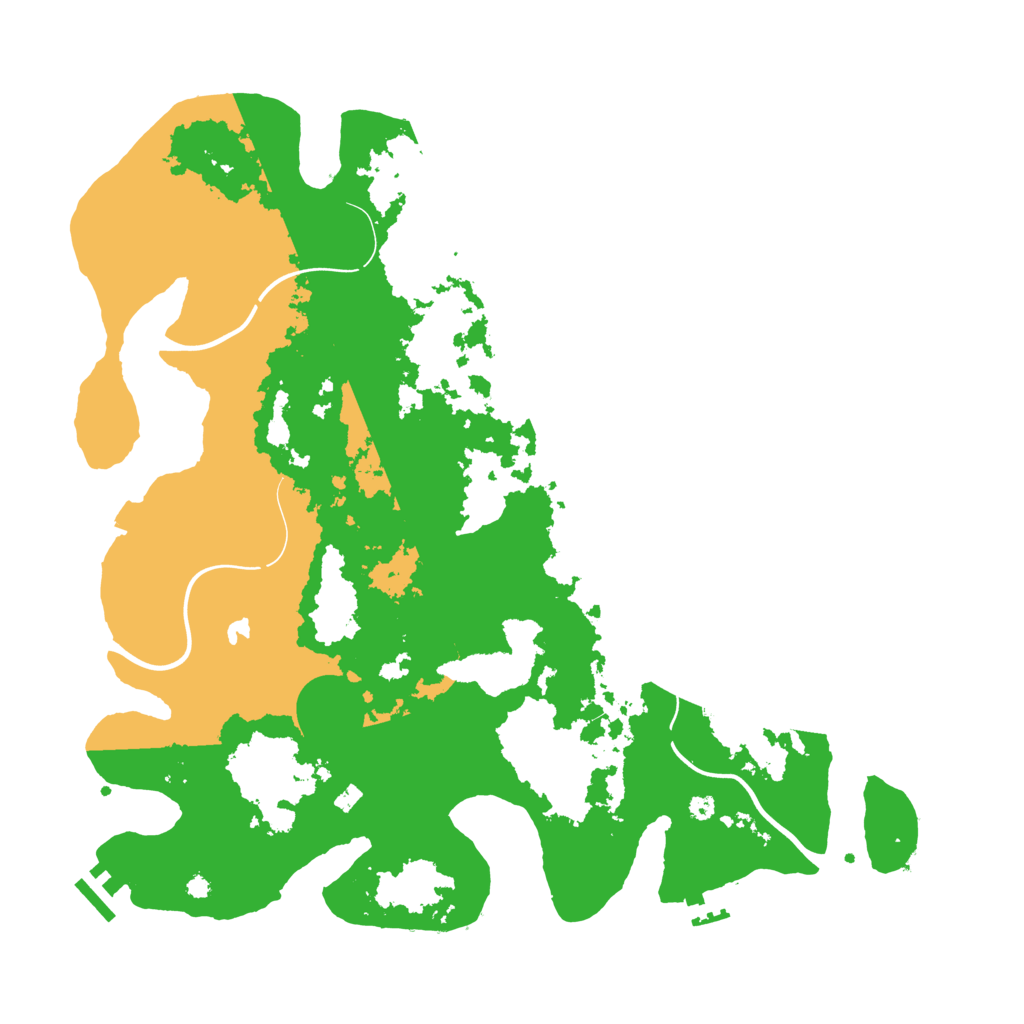 Biome Rust Map: Procedural Map, Size: 4050, Seed: 1321891736