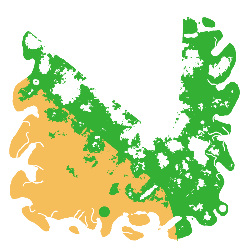 Biome Rust Map: Procedural Map, Size: 6000, Seed: 21121973