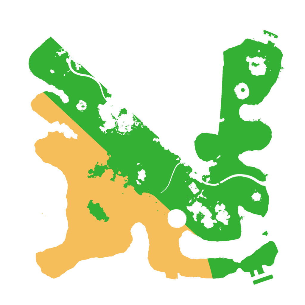 Biome Rust Map: Procedural Map, Size: 3000, Seed: 59172288