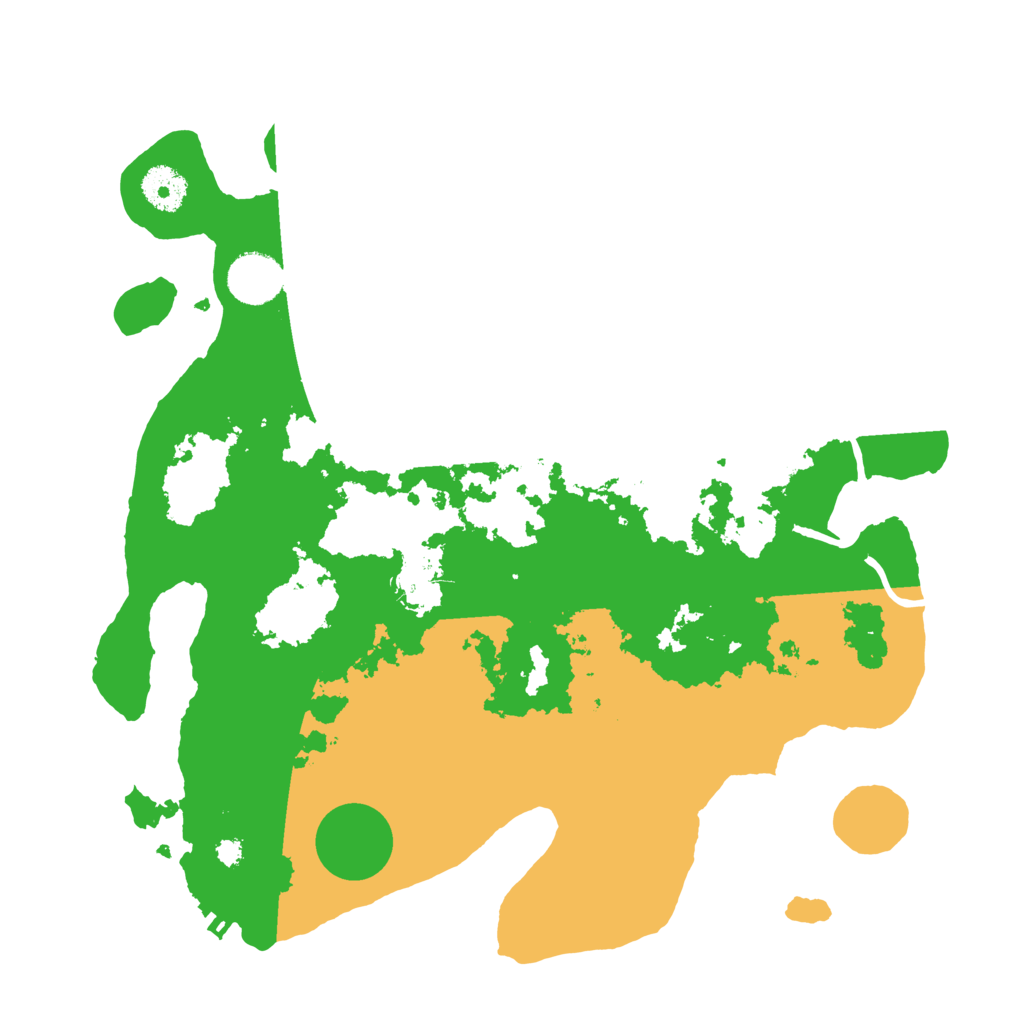 Biome Rust Map: Procedural Map, Size: 3500, Seed: 919194422