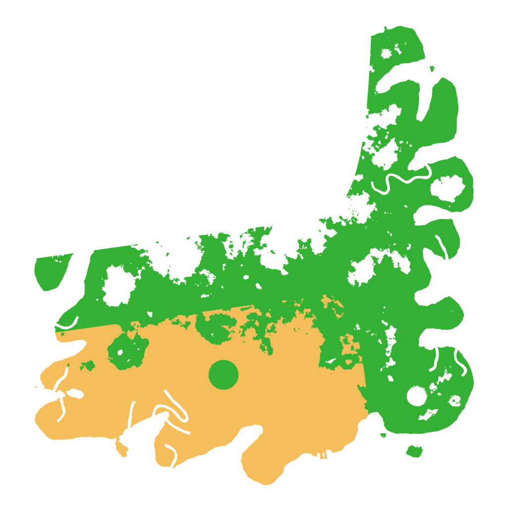 Biome Rust Map: Procedural Map, Size: 4500, Seed: 665955497