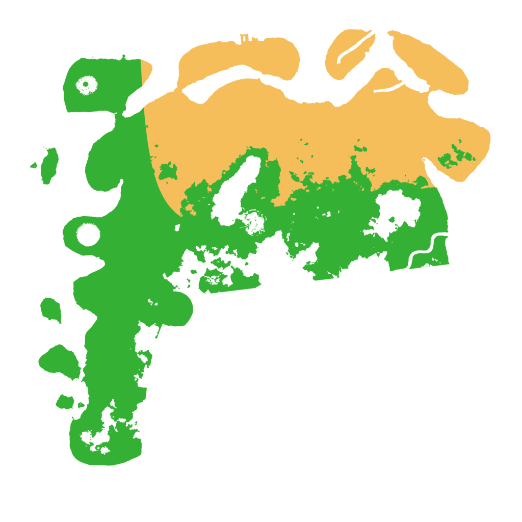 Biome Rust Map: Procedural Map, Size: 4000, Seed: 7324