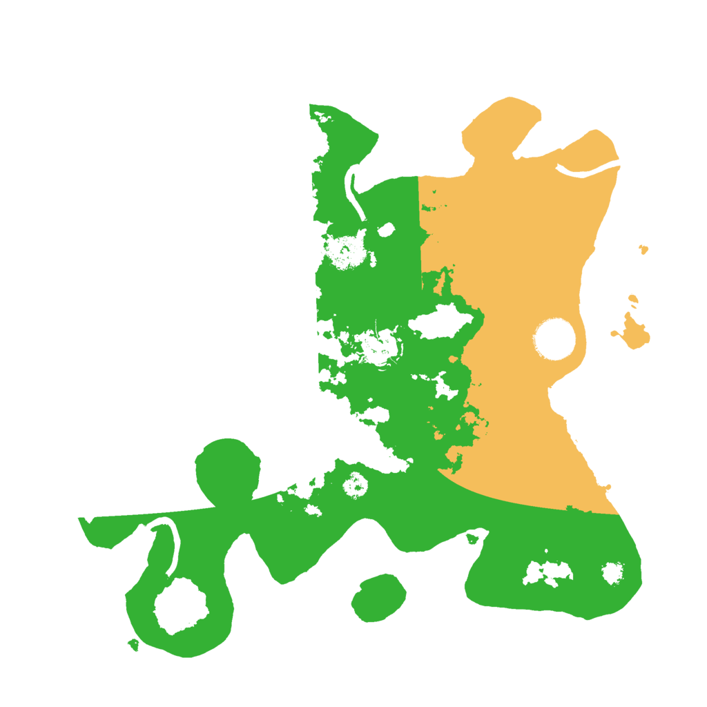 Biome Rust Map: Procedural Map, Size: 3000, Seed: 24810