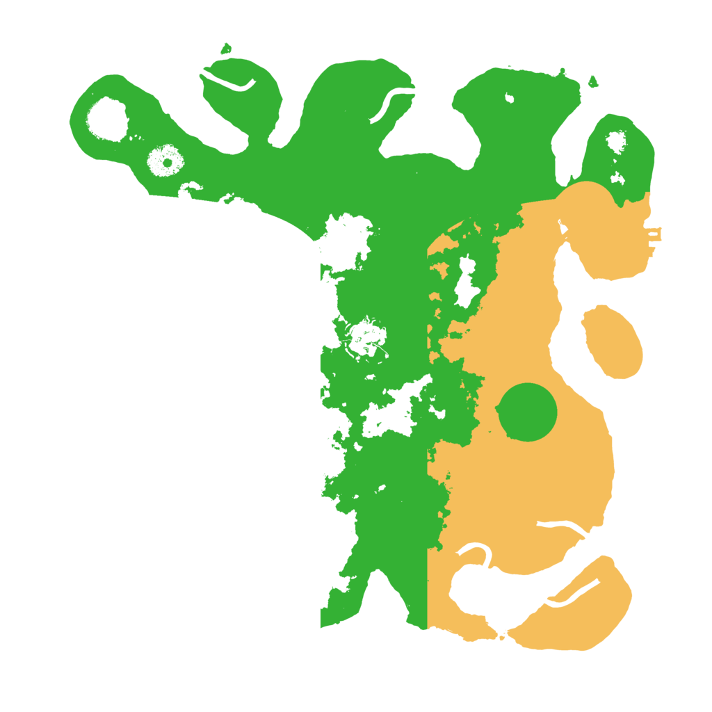 Biome Rust Map: Procedural Map, Size: 3200, Seed: 69244106