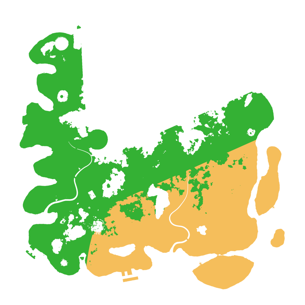 Biome Rust Map: Procedural Map, Size: 4000, Seed: 1865991798
