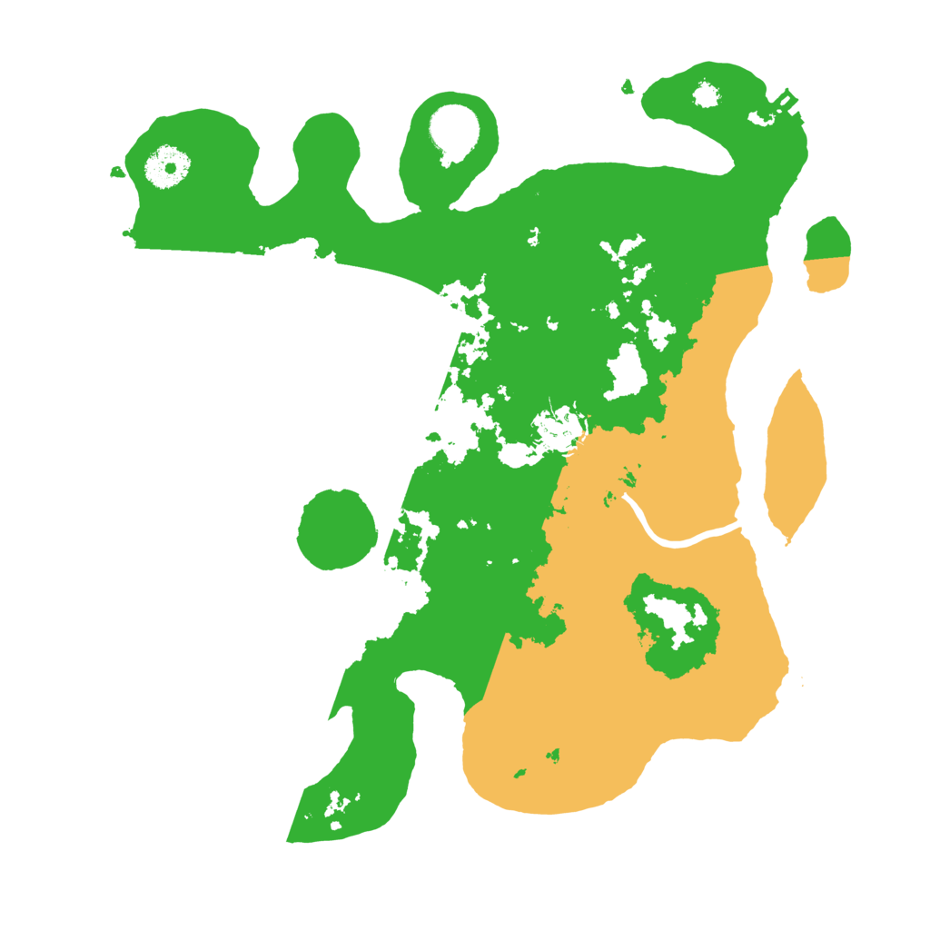 Biome Rust Map: Procedural Map, Size: 3300, Seed: 549271