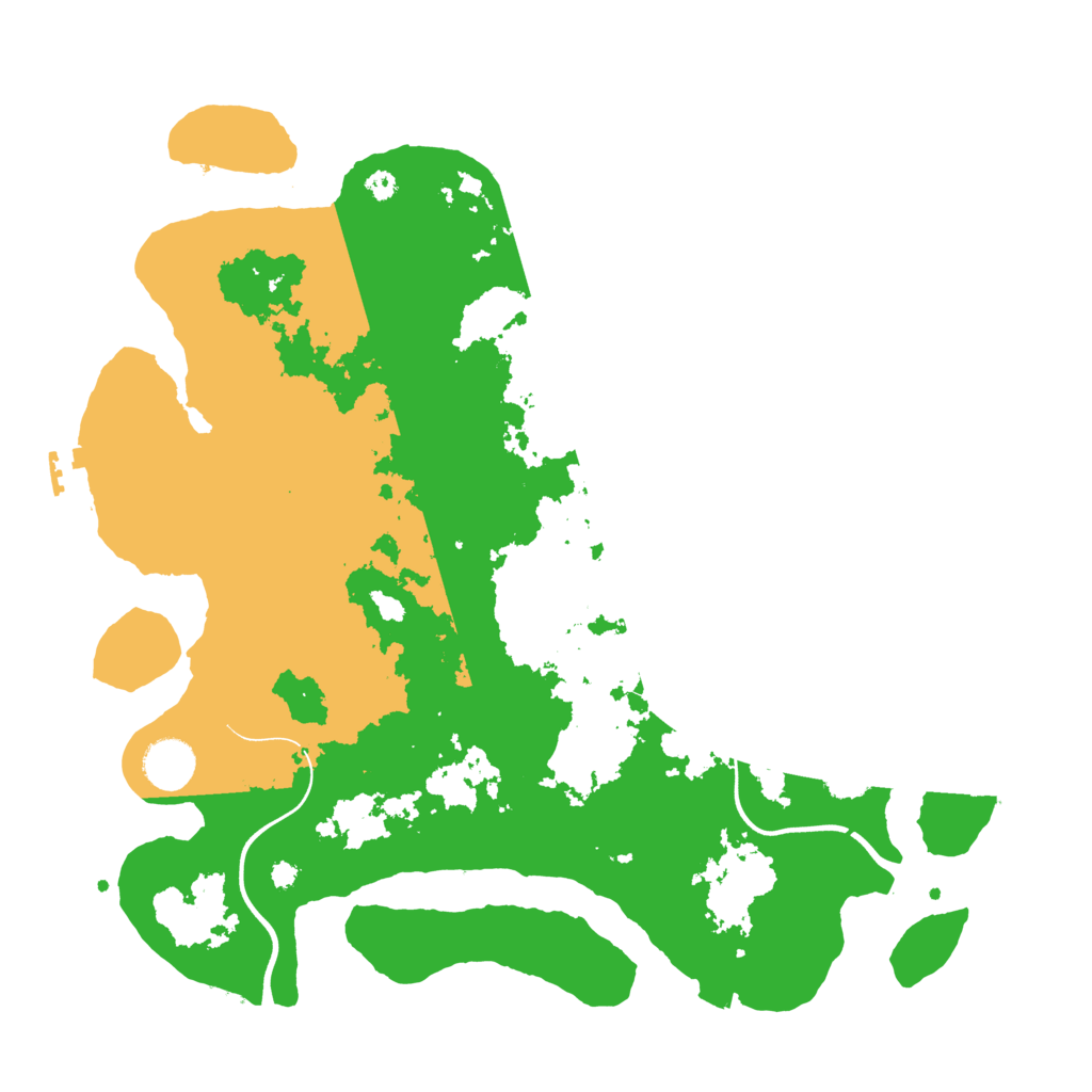 Biome Rust Map: Procedural Map, Size: 3750, Seed: 1264556495