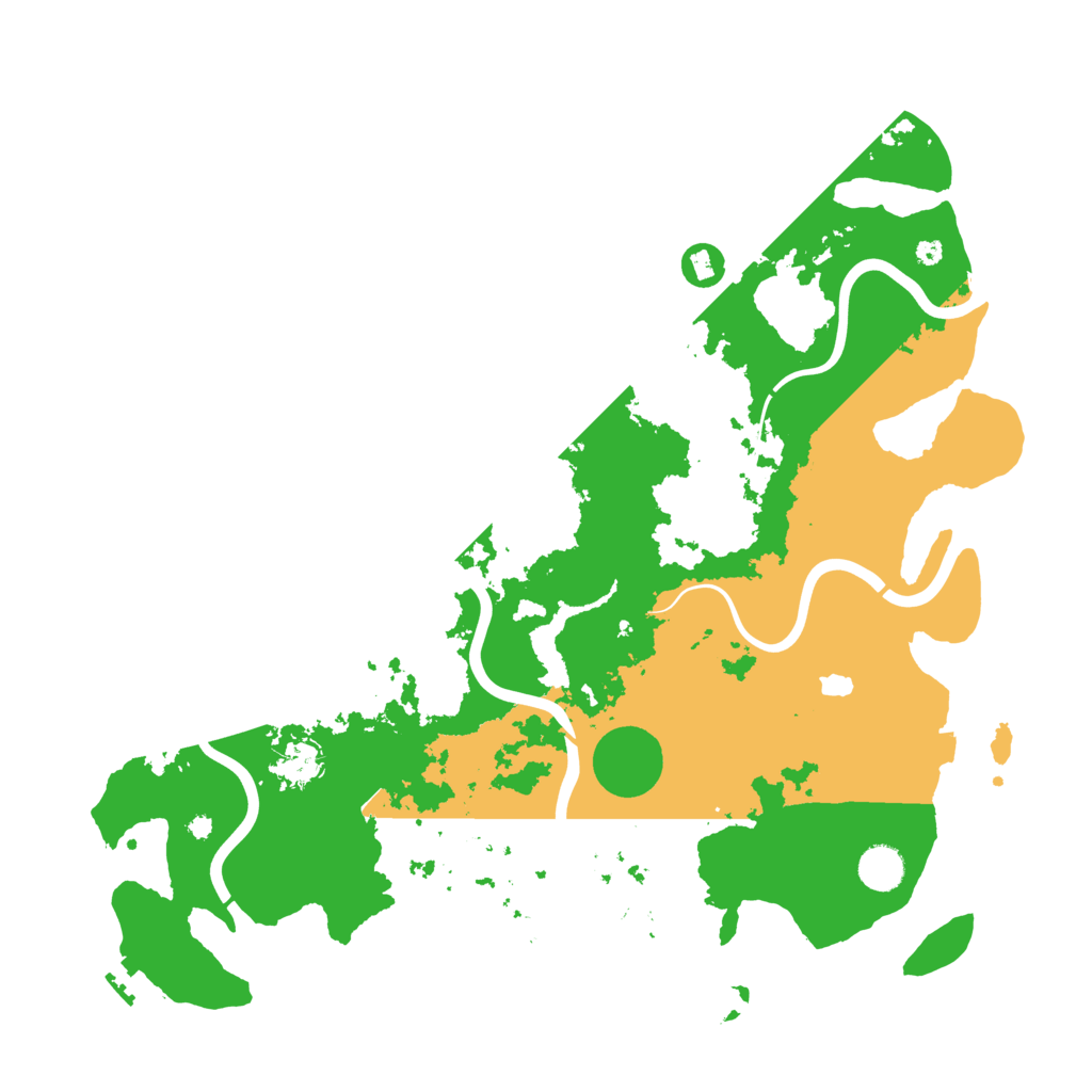 Biome Rust Map: Procedural Map, Size: 4200, Seed: 154942705
