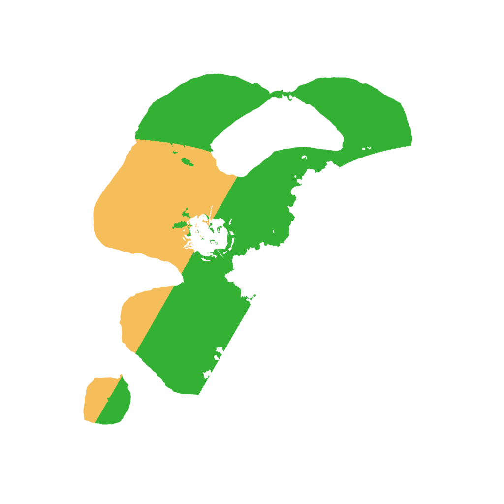 Biome Rust Map: Barren, Size: 2000, Seed: 8374872