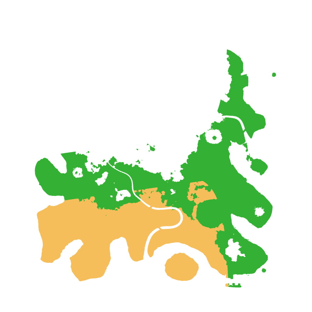 Biome Rust Map: Procedural Map, Size: 3000, Seed: 169