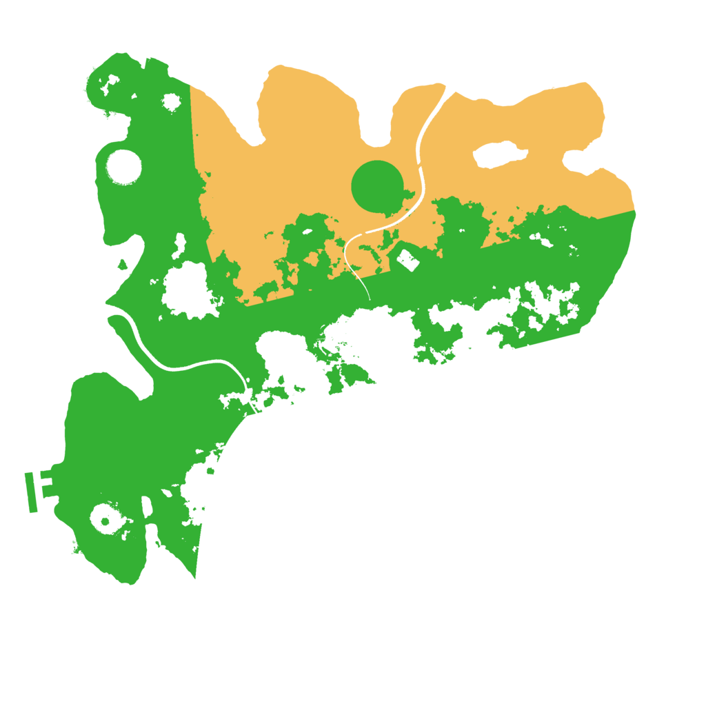 Biome Rust Map: Procedural Map, Size: 3550, Seed: 89549