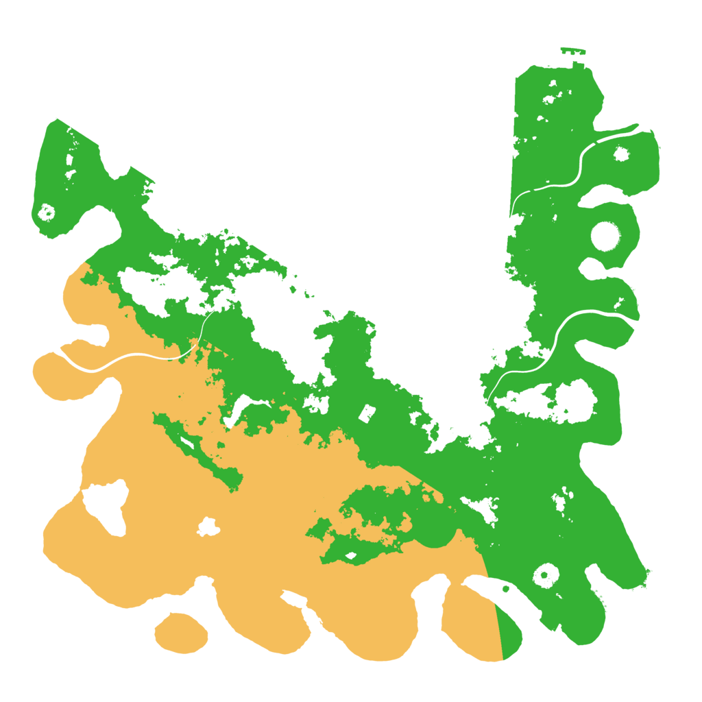 Biome Rust Map: Procedural Map, Size: 4250, Seed: 941186386
