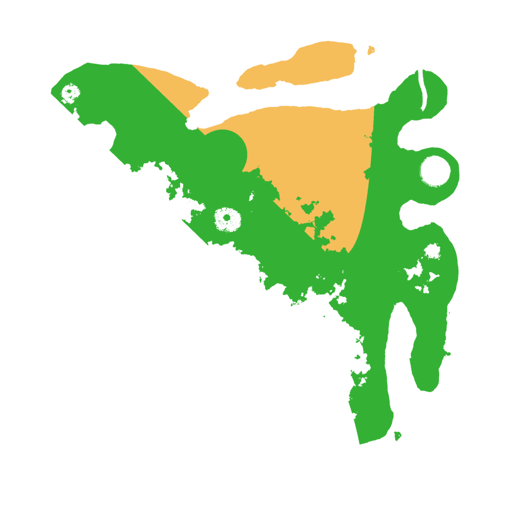 Biome Rust Map: Procedural Map, Size: 3000, Seed: 23036