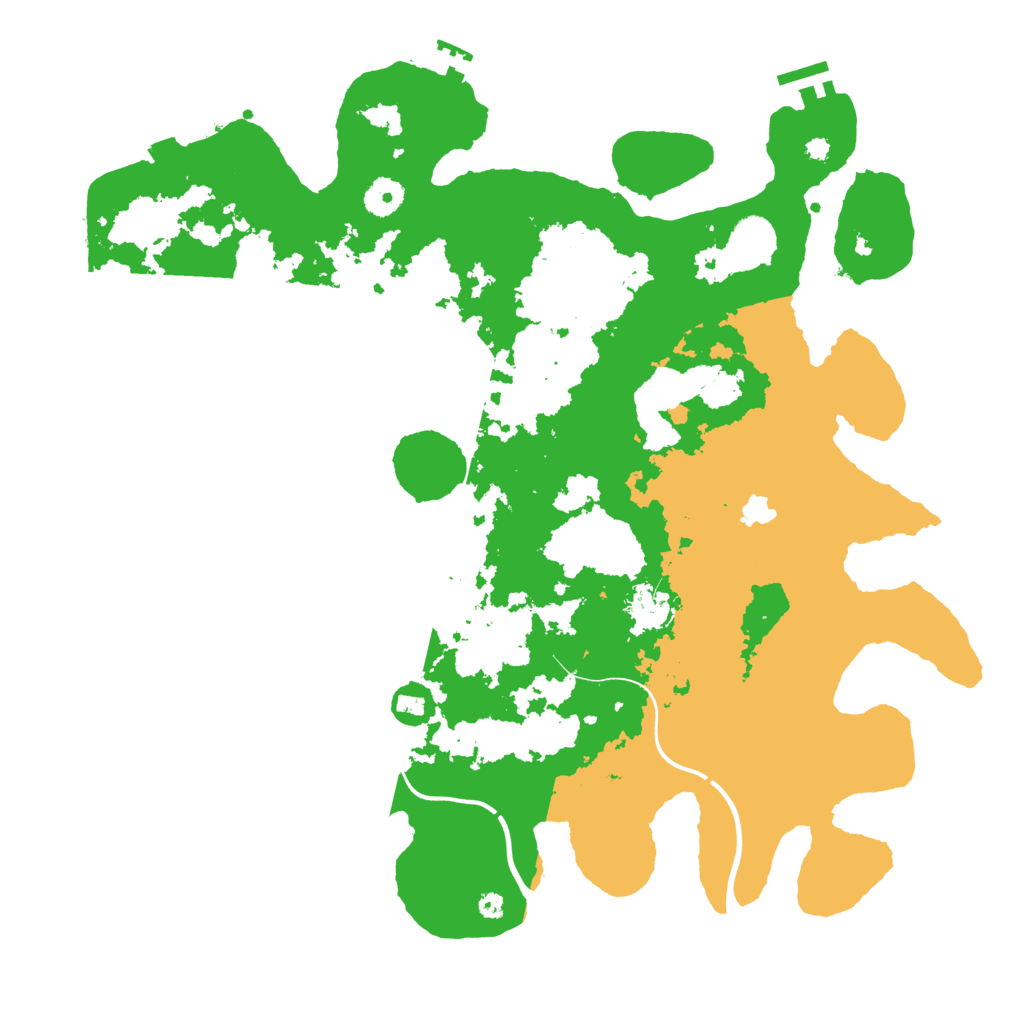 Biome Rust Map: Procedural Map, Size: 4000, Seed: 659824