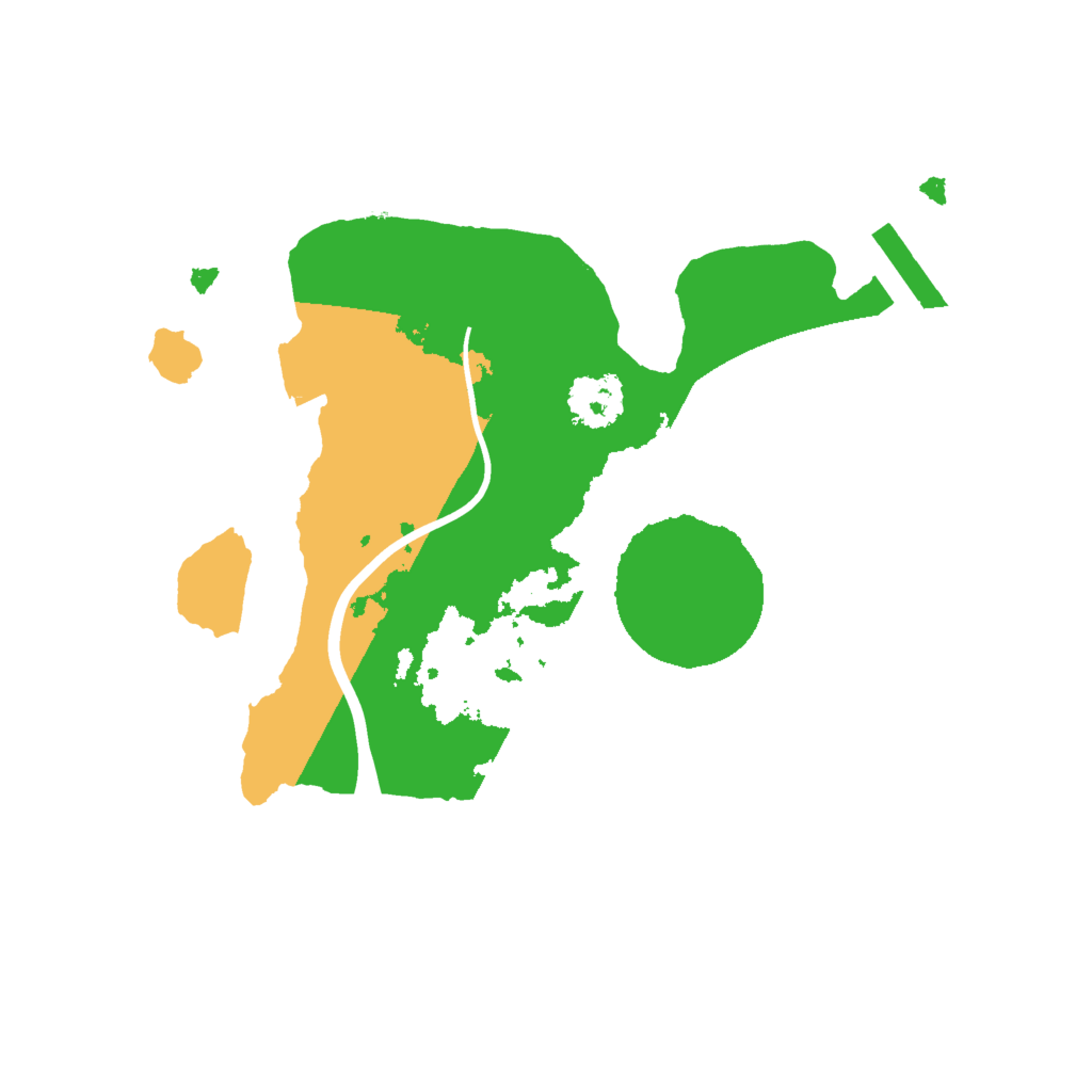 Biome Rust Map: Procedural Map, Size: 2000, Seed: 1857048398