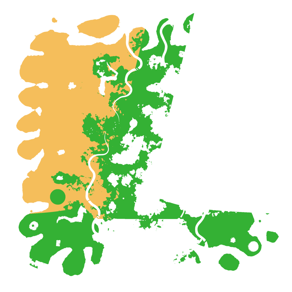 Biome Rust Map: Procedural Map, Size: 5000, Seed: 541