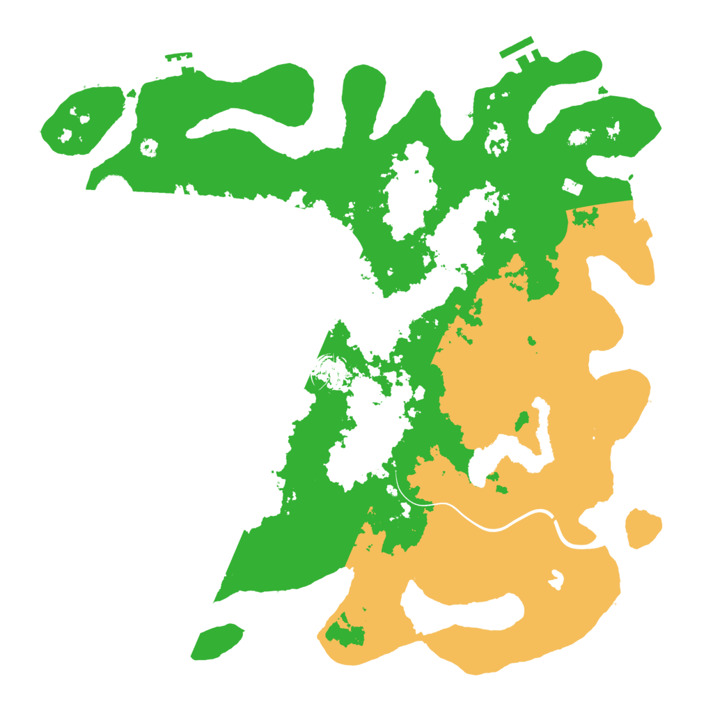 Biome Rust Map: Procedural Map, Size: 4000, Seed: 1411375056
