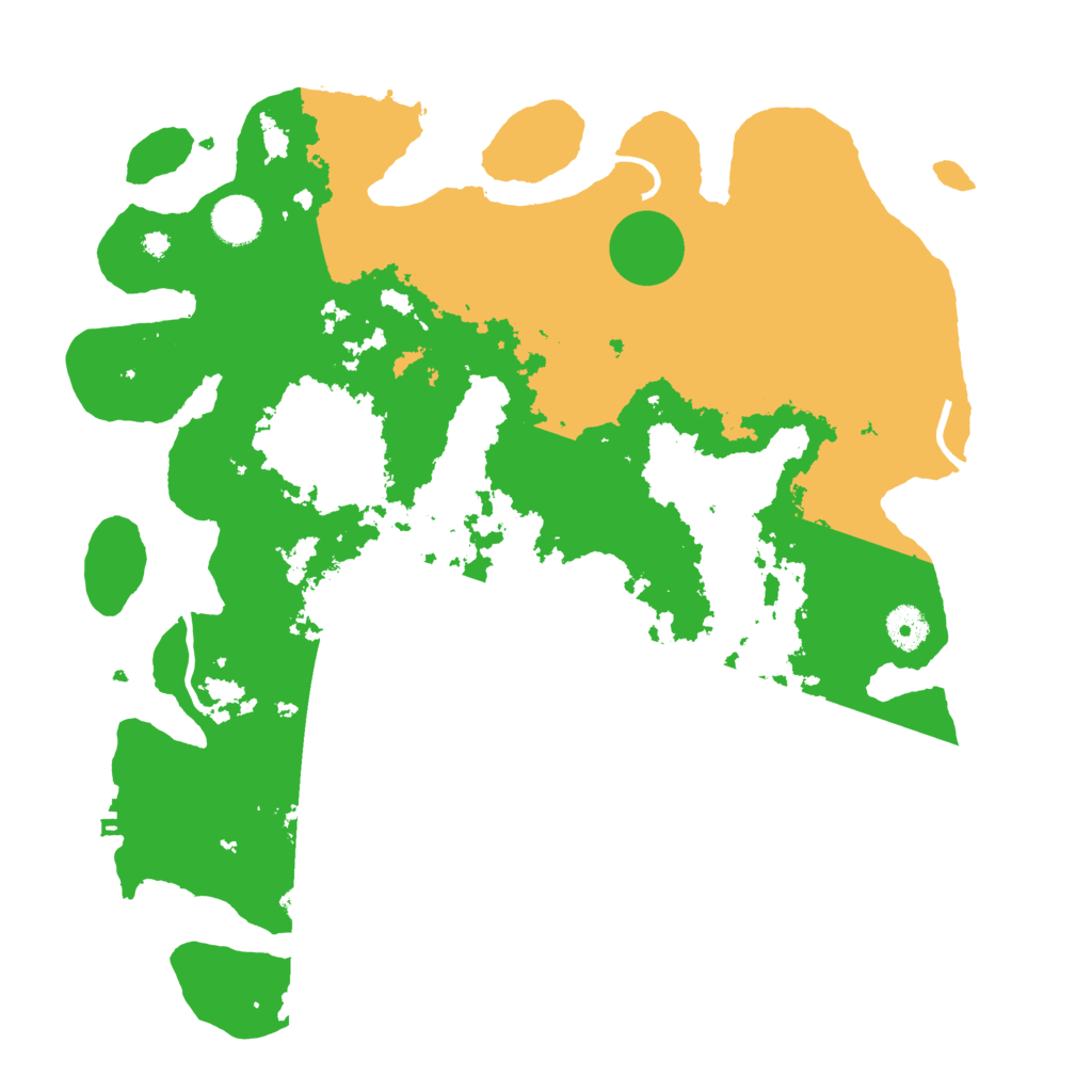 Biome Rust Map: Procedural Map, Size: 3850, Seed: 1977919544