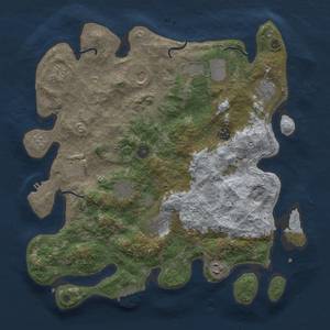 Thumbnail Rust Map: Procedural Map, Size: 3850, Seed: 1328650239, 19 Monuments