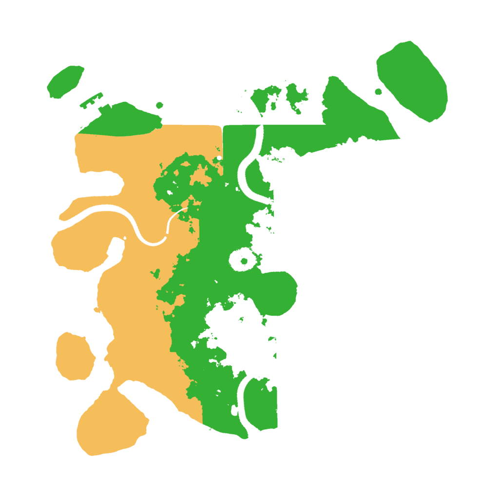 Biome Rust Map: Procedural Map, Size: 3000, Seed: 1884243216
