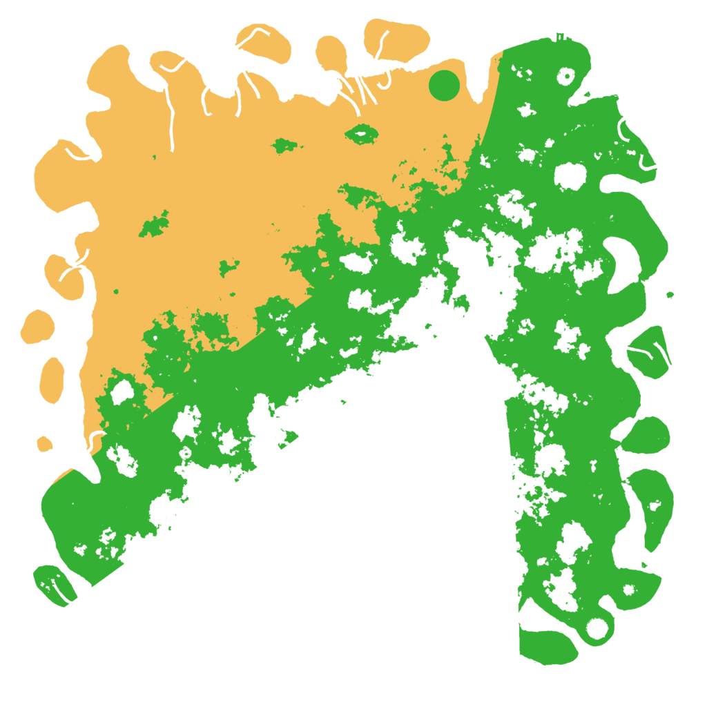 Biome Rust Map: Procedural Map, Size: 6000, Seed: 9819988
