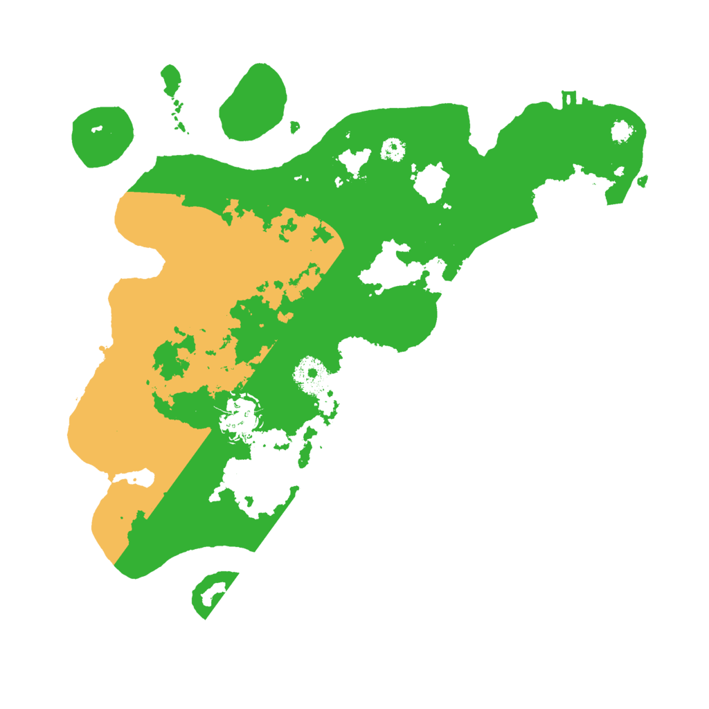 Biome Rust Map: Procedural Map, Size: 3000, Seed: 5092
