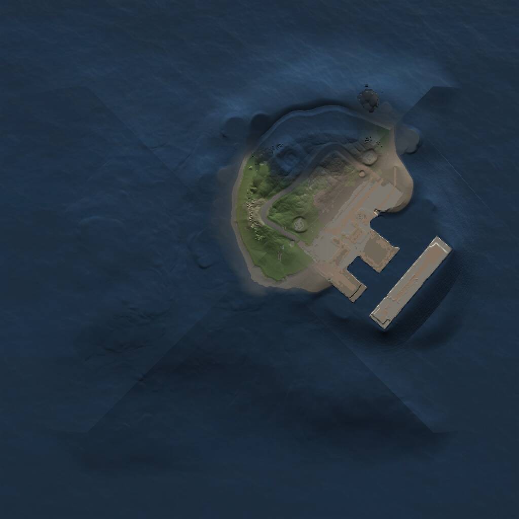 Rust Map: Procedural Map, Size: 1000, Seed: 1551649518, 2 Monuments