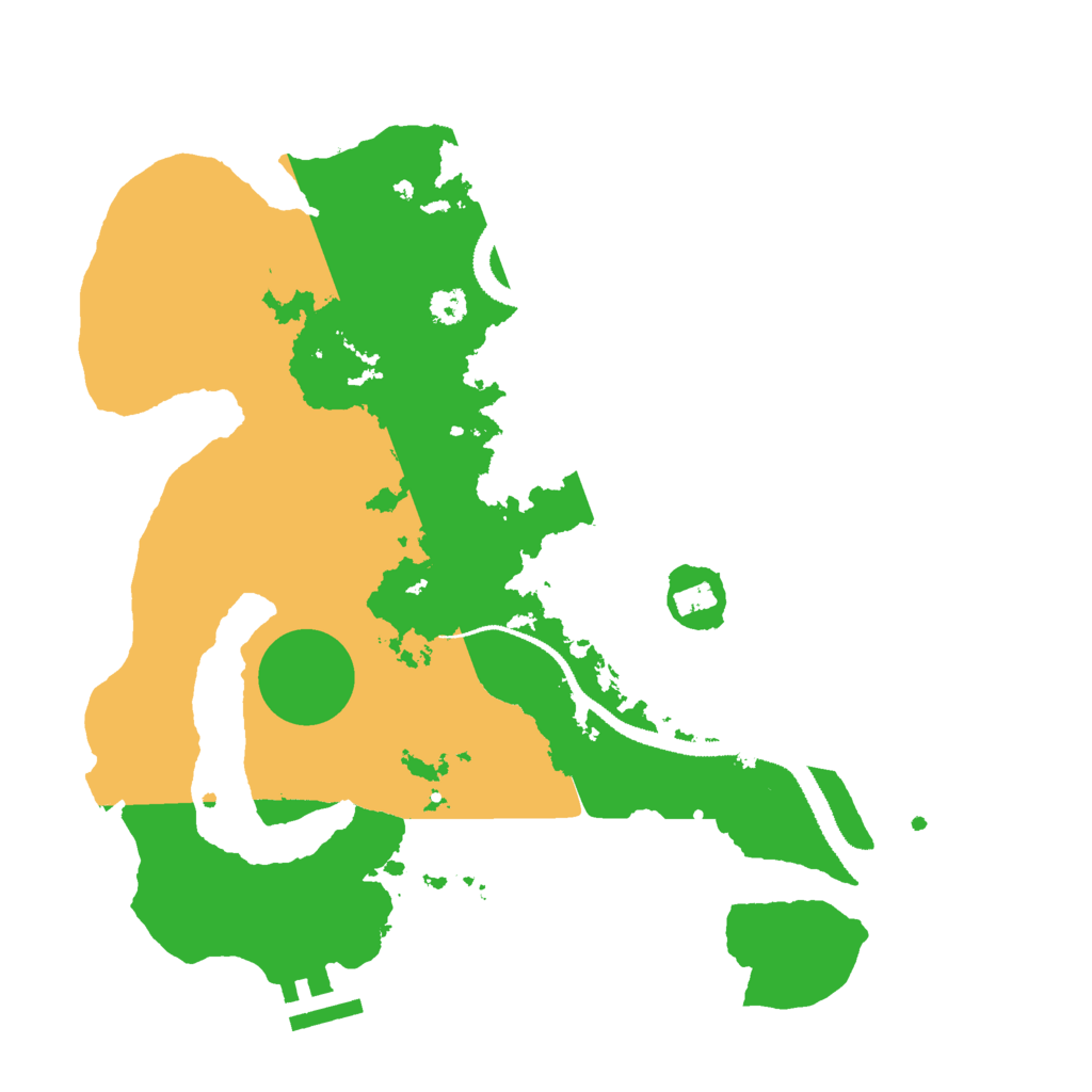 Biome Rust Map: Procedural Map, Size: 3000, Seed: 7568103