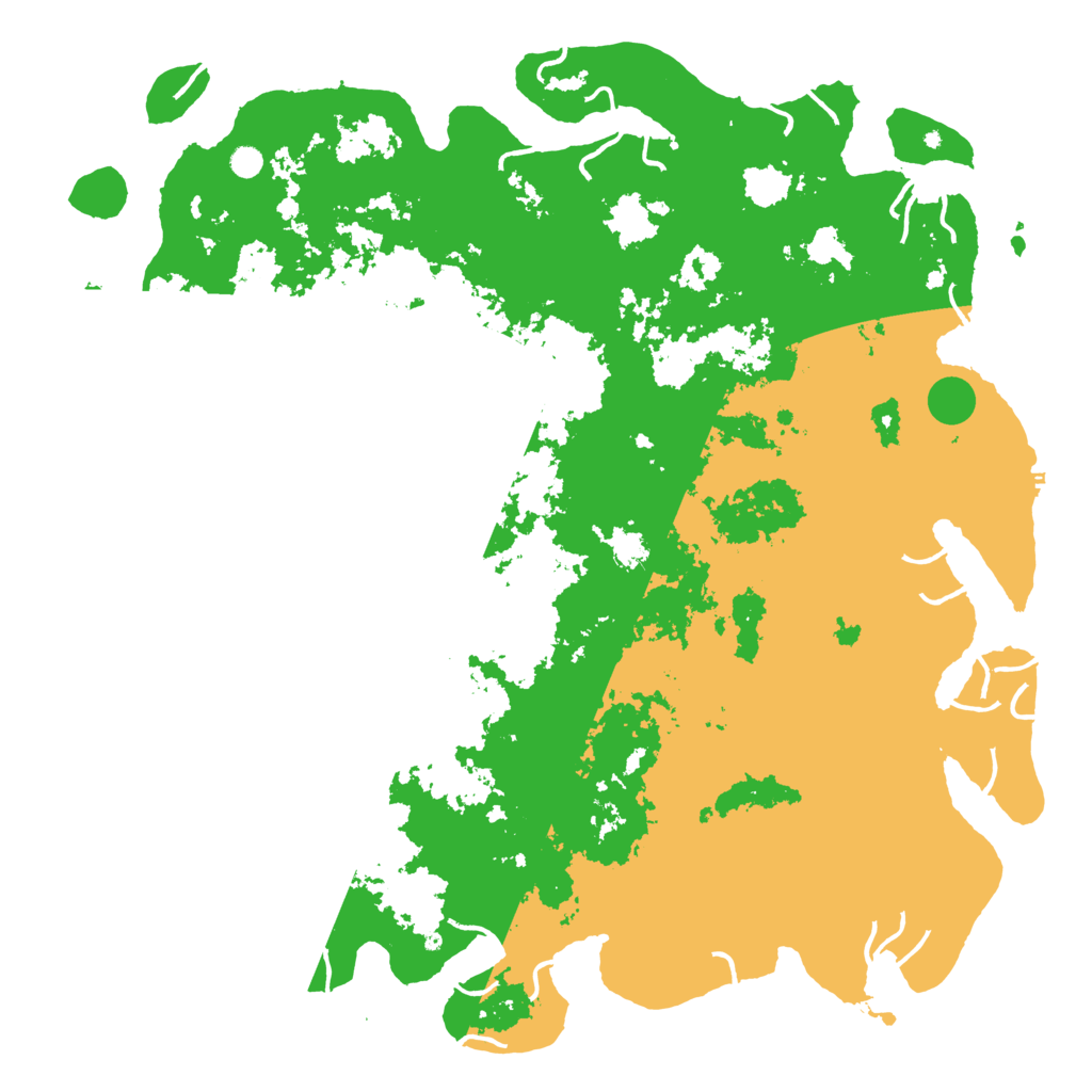 Biome Rust Map: Procedural Map, Size: 6000, Seed: 3998254