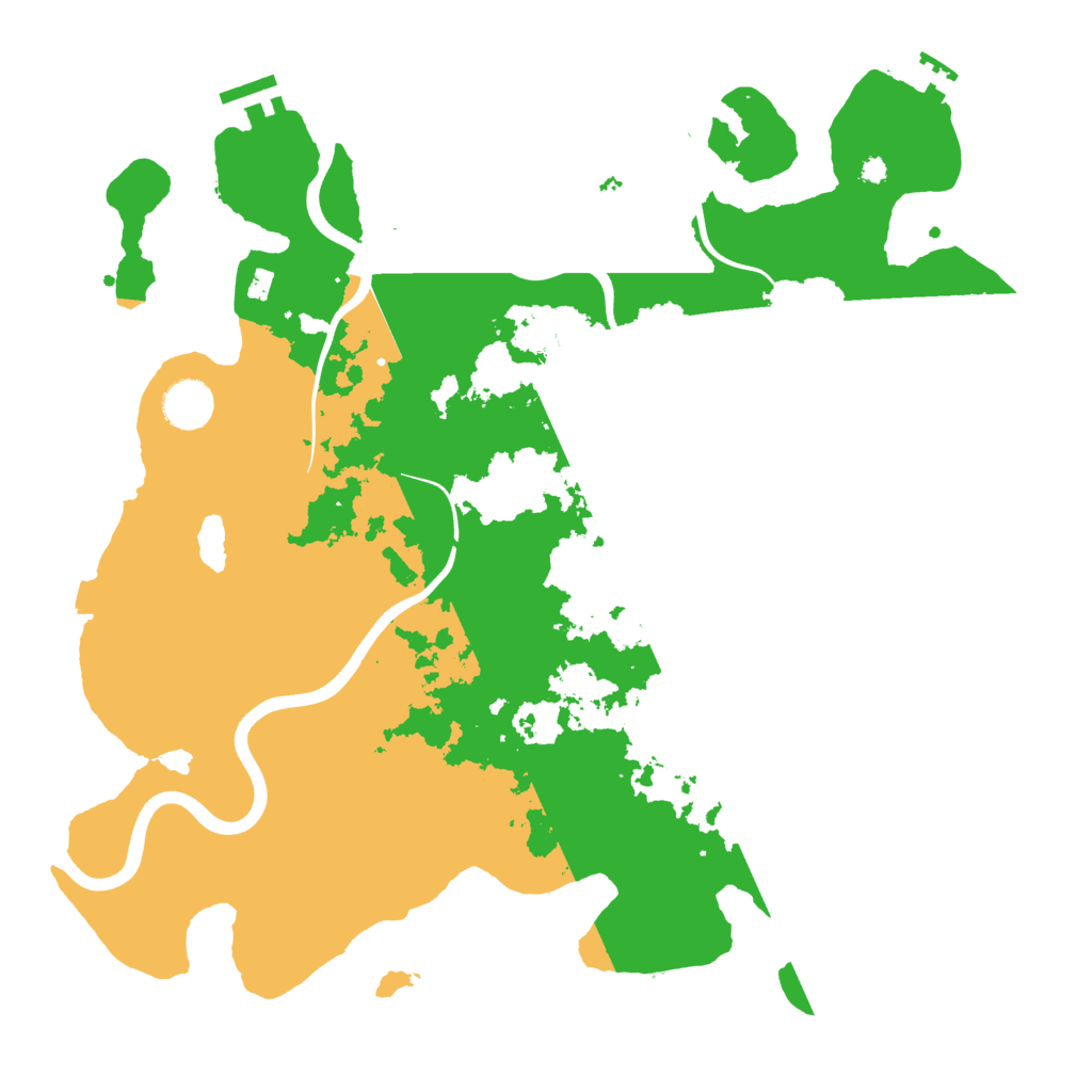 Biome Rust Map: Procedural Map, Size: 3800, Seed: 510181979