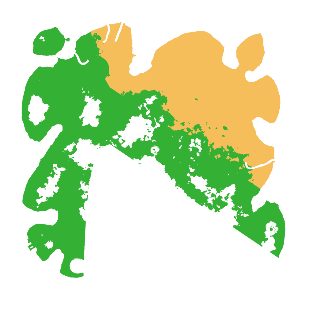 Biome Rust Map: Procedural Map, Size: 3700, Seed: 42975647