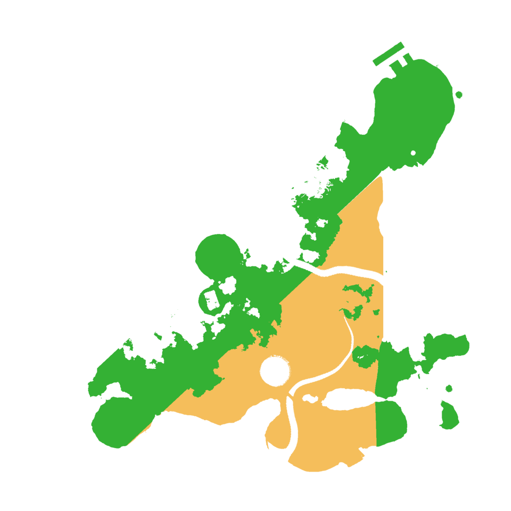Biome Rust Map: Procedural Map, Size: 3000, Seed: 12679
