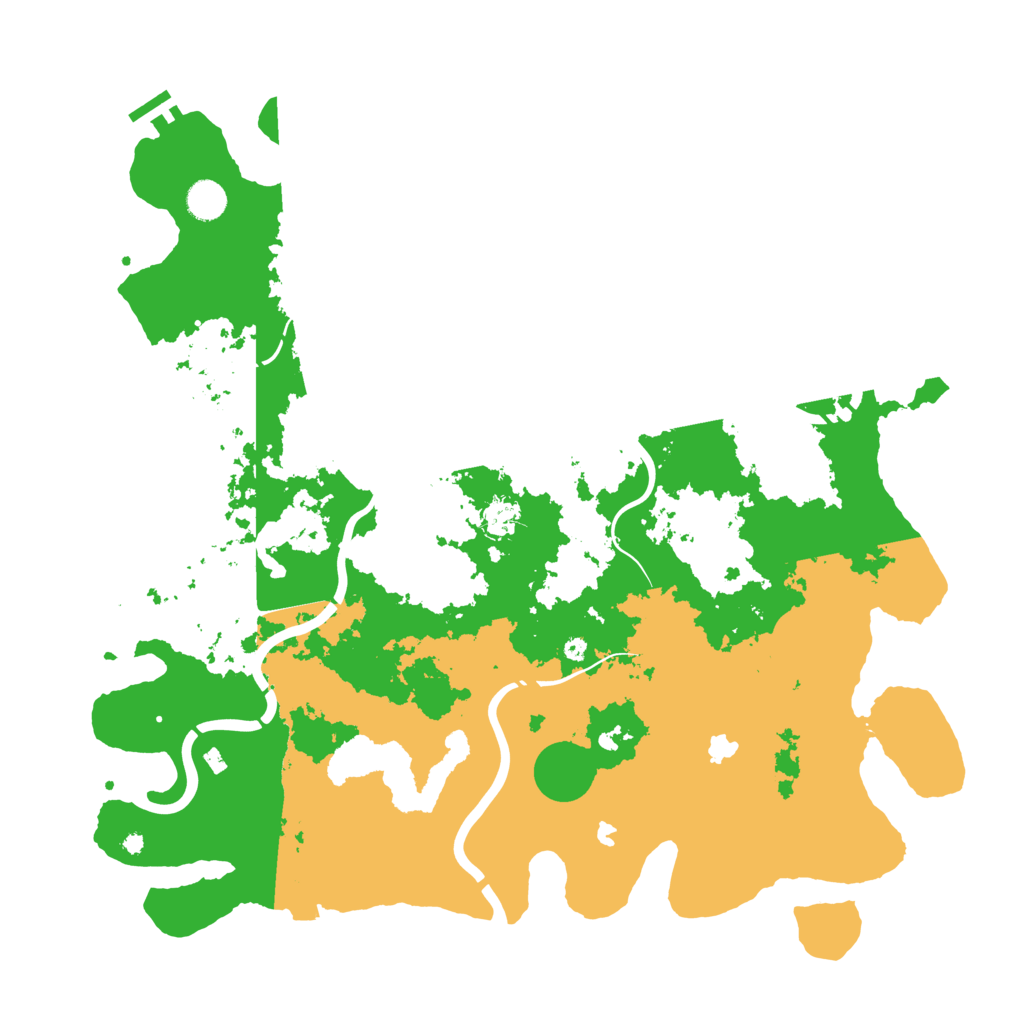 Biome Rust Map: Procedural Map, Size: 4500, Seed: 1105535243
