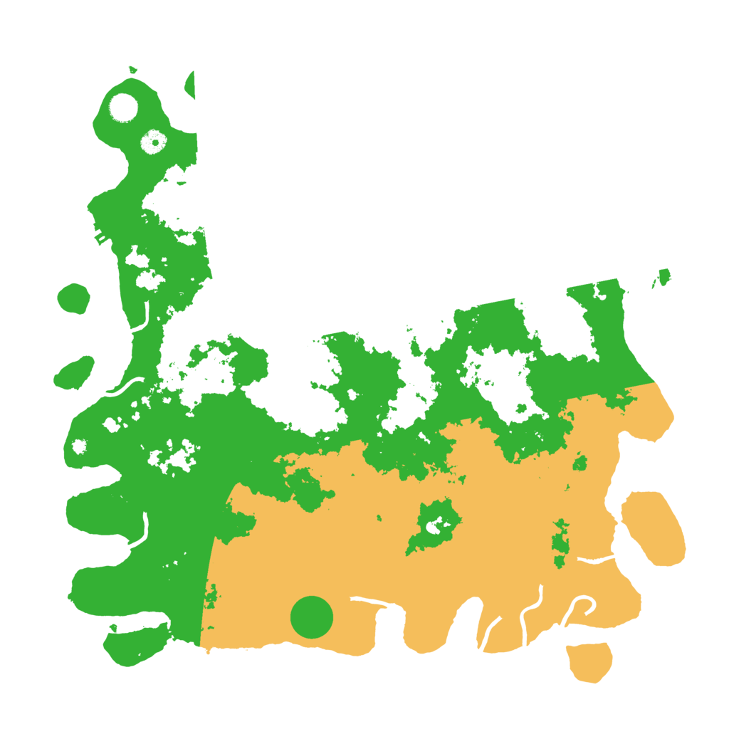 Biome Rust Map: Procedural Map, Size: 4500, Seed: 1105535243