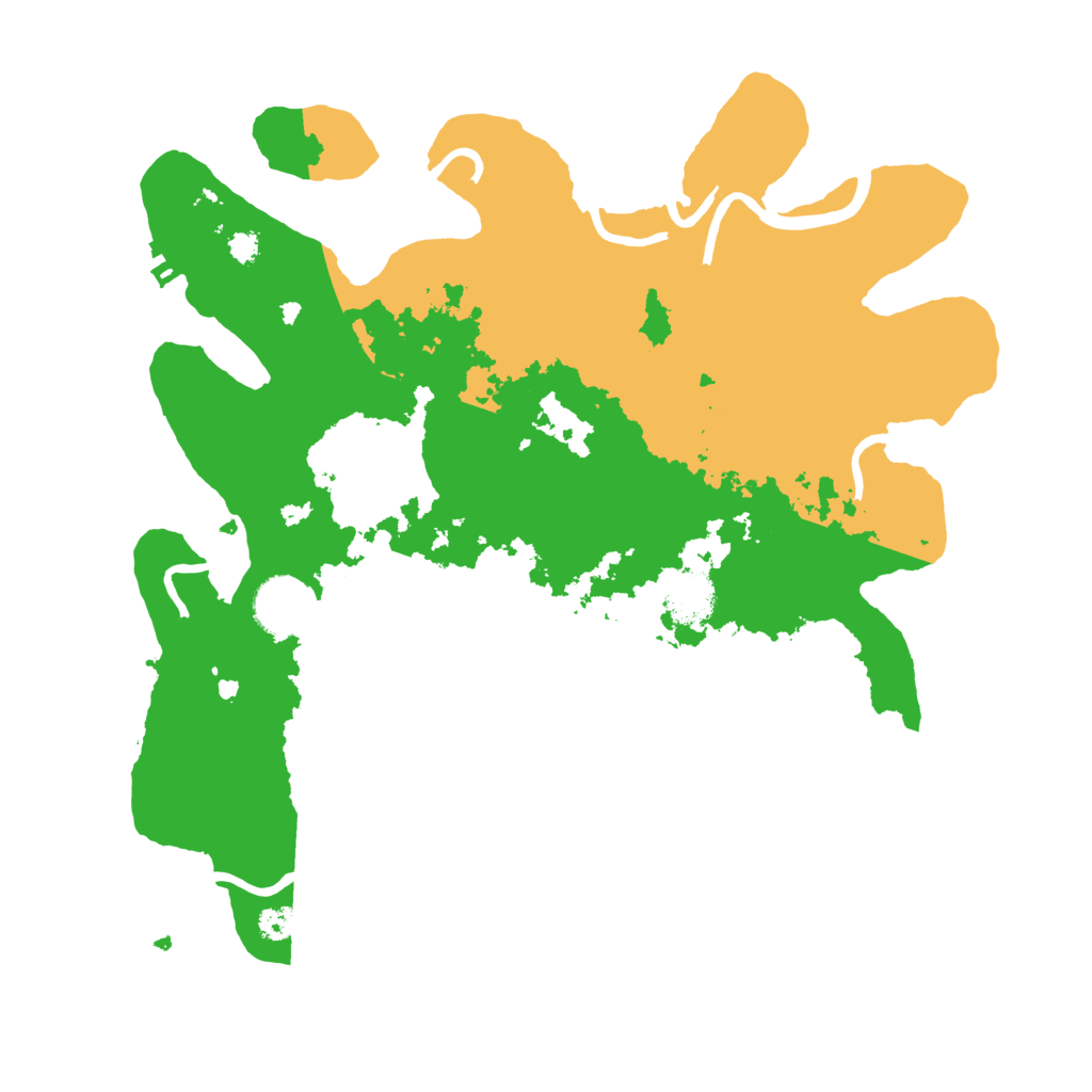 Biome Rust Map: Procedural Map, Size: 3250, Seed: 2486