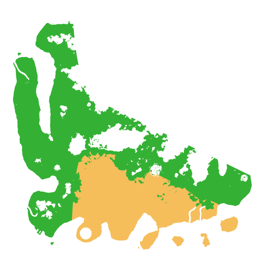 Biome Rust Map: Procedural Map, Size: 4000, Seed: 542337