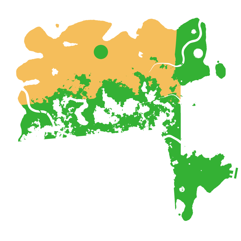Biome Rust Map: Procedural Map, Size: 4500, Seed: 1860308840
