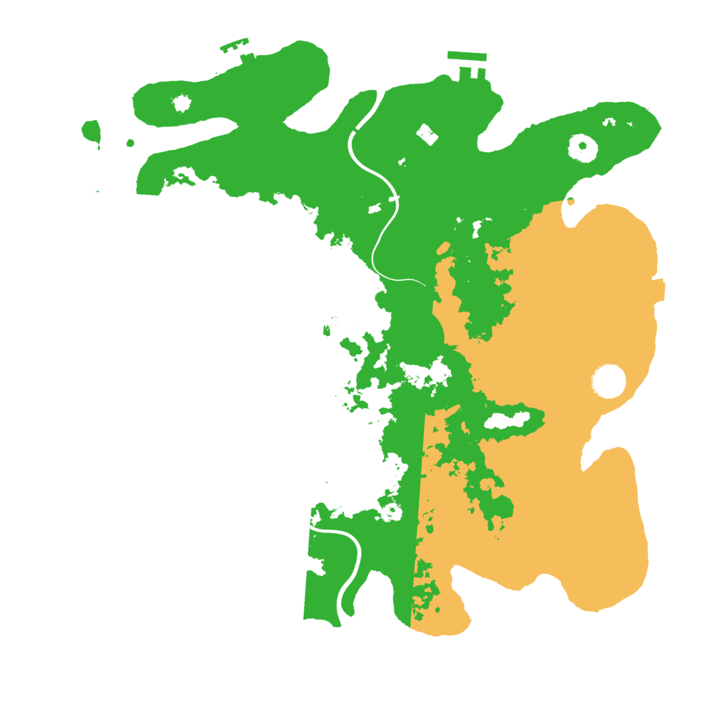 Biome Rust Map: Procedural Map, Size: 3700, Seed: 116014994