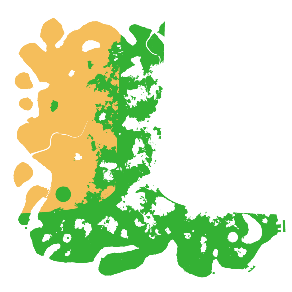 Biome Rust Map: Procedural Map, Size: 5000, Seed: 974331917