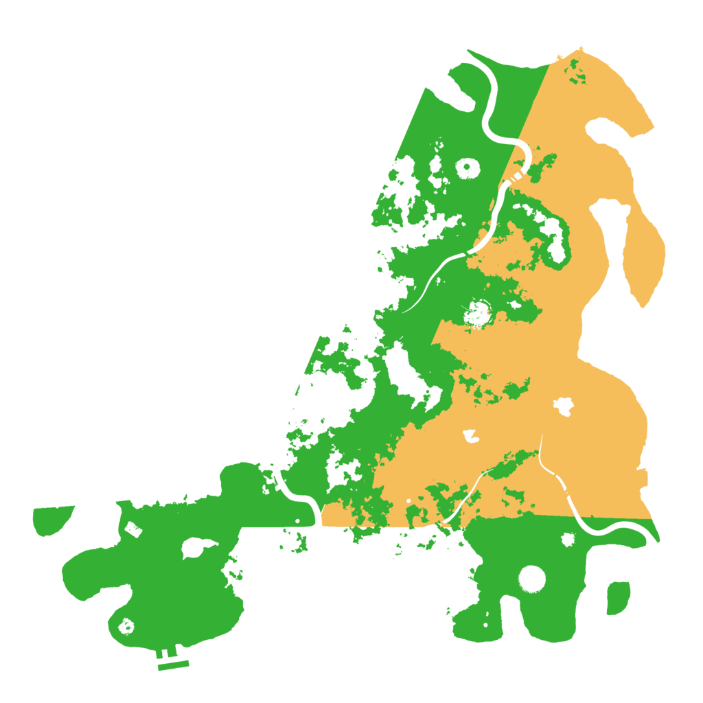 Biome Rust Map: Procedural Map, Size: 4569, Seed: 463876453