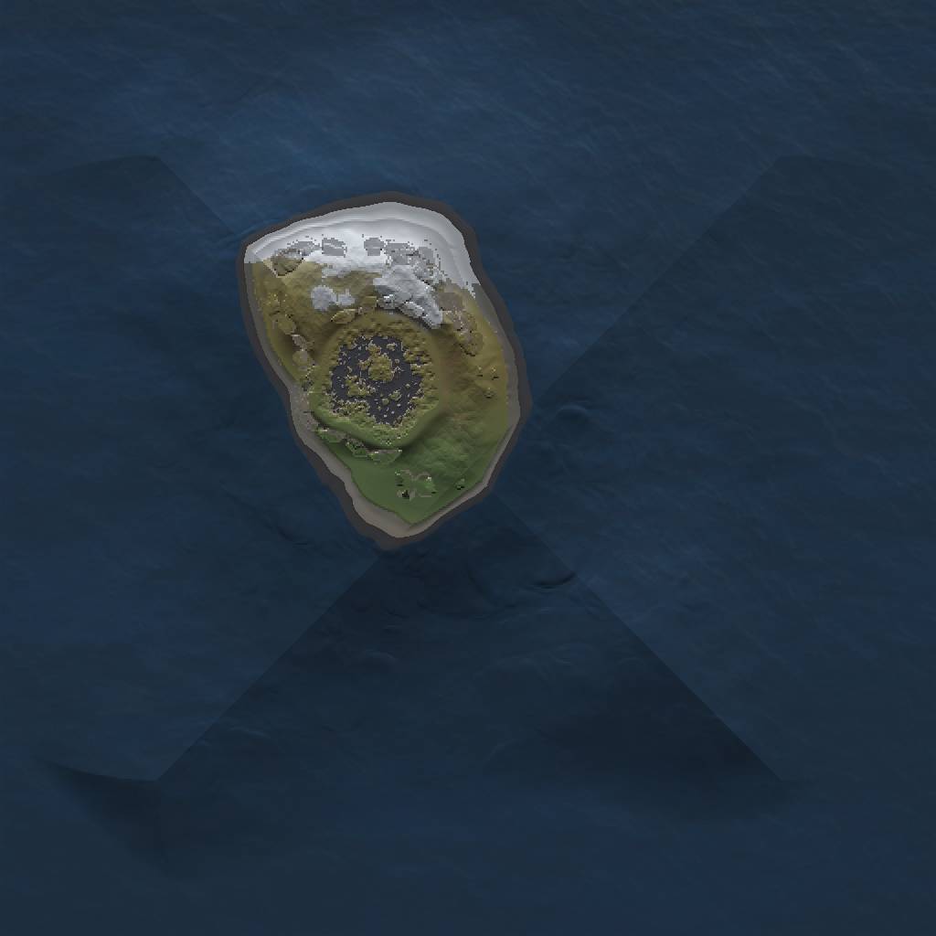 Rust Map: Procedural Map, Size: 1000, Seed: 523533332, 3 Monuments