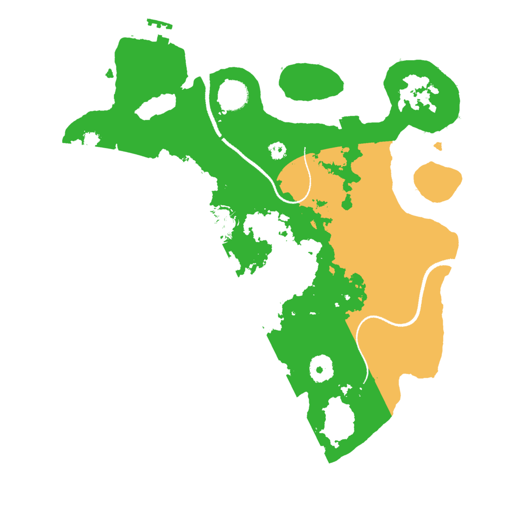 Biome Rust Map: Procedural Map, Size: 3000, Seed: 75449