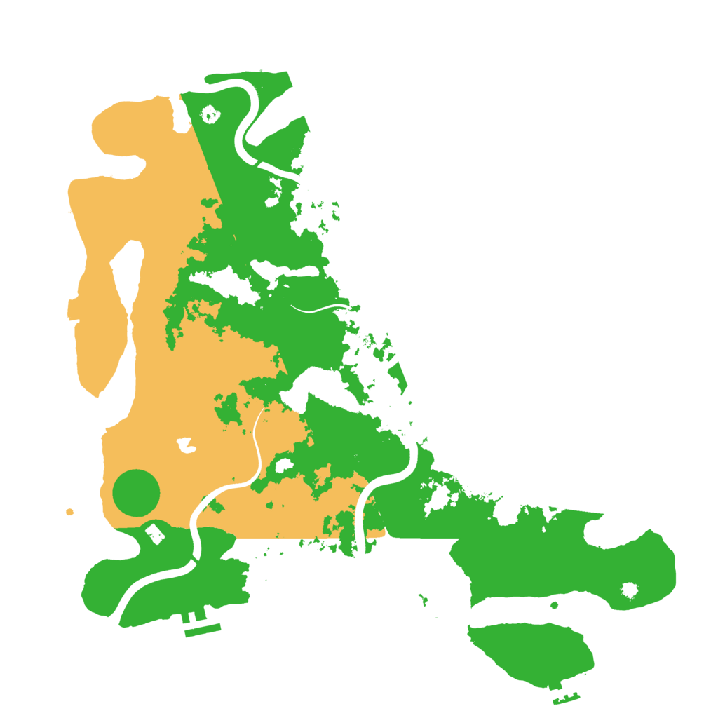 Biome Rust Map: Procedural Map, Size: 4000, Seed: 67170564