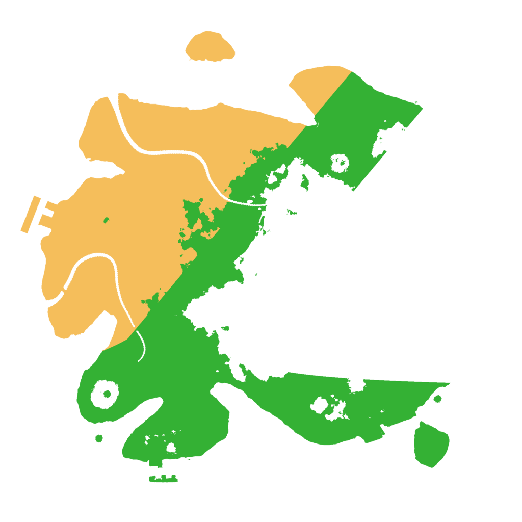 Biome Rust Map: Procedural Map, Size: 2800, Seed: 415661