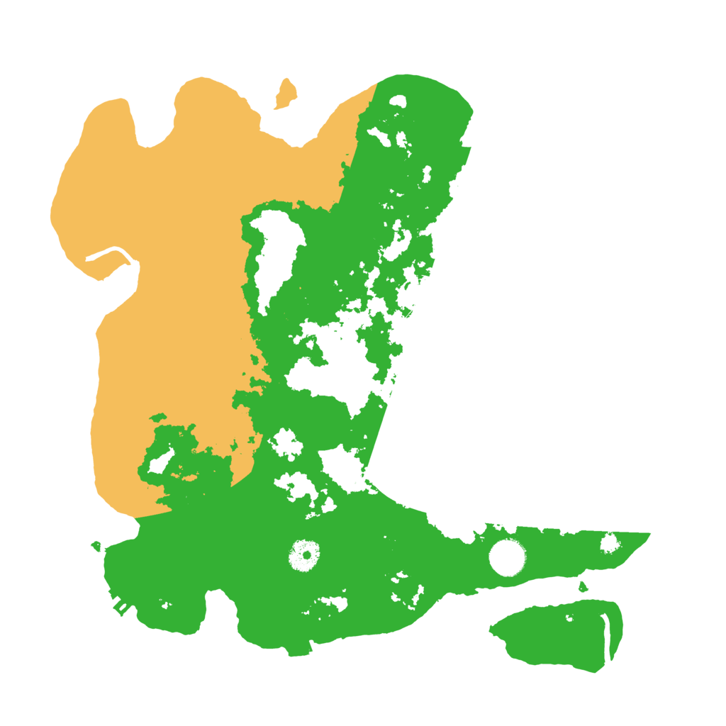 Biome Rust Map: Procedural Map, Size: 3500, Seed: 1985395034