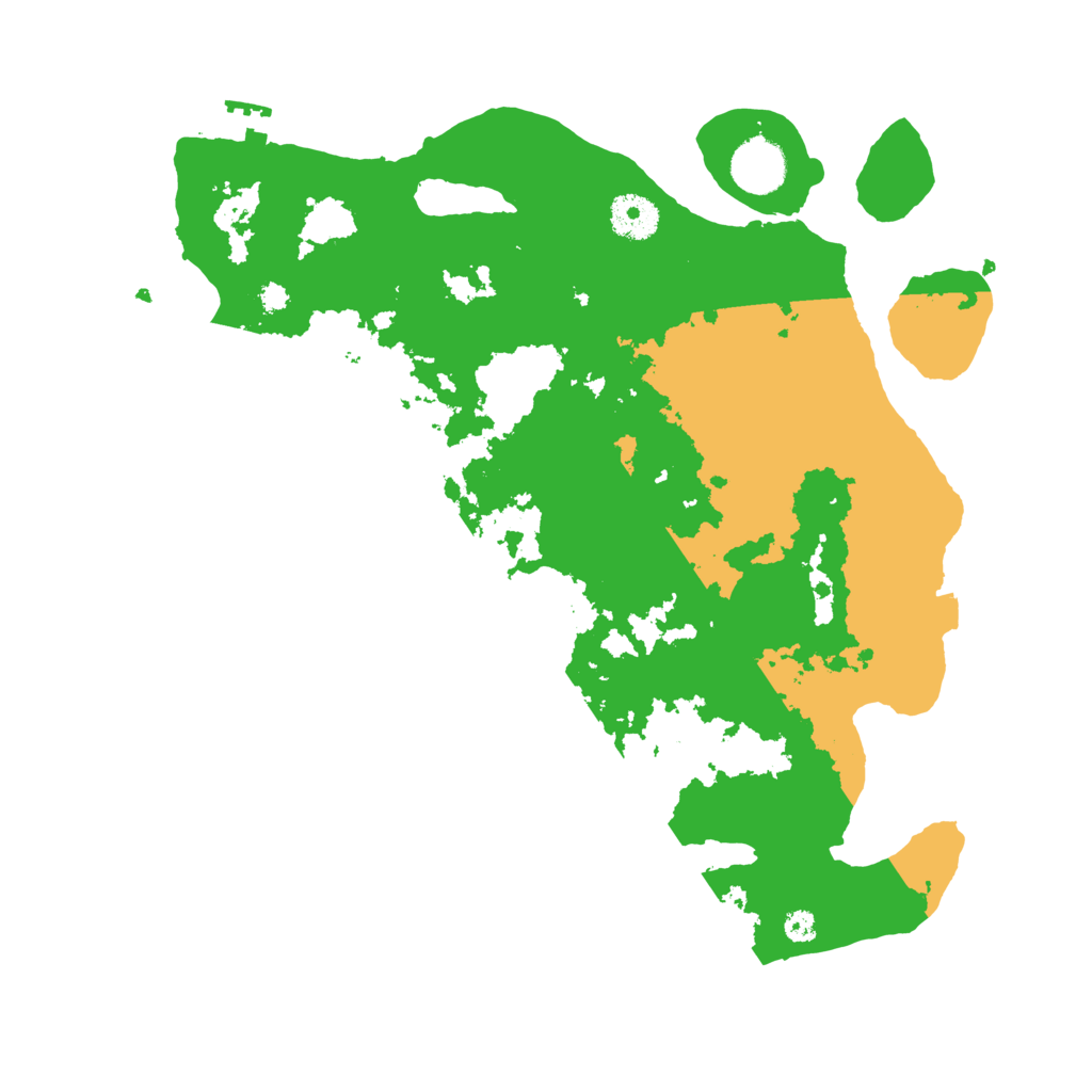 Biome Rust Map: Procedural Map, Size: 3500, Seed: 193463319