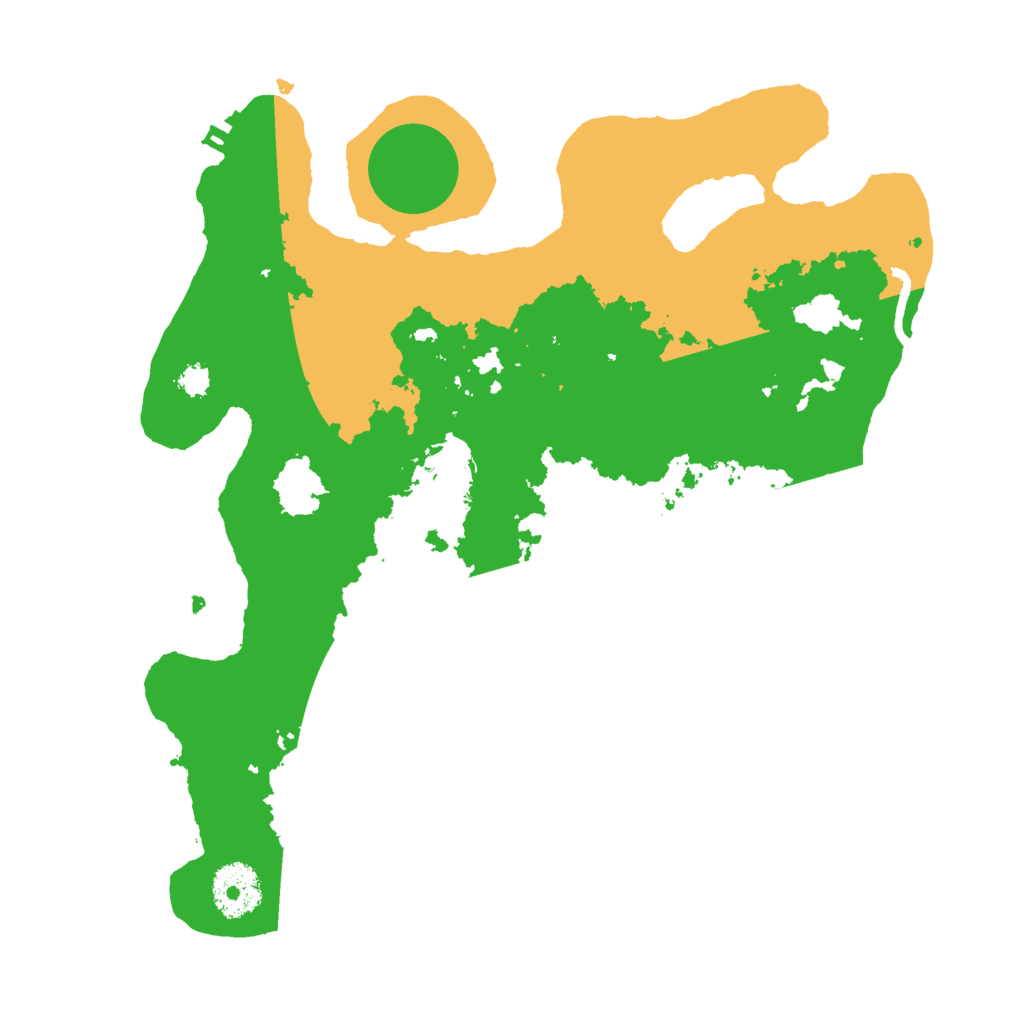 Biome Rust Map: Procedural Map, Size: 3000, Seed: 47005447